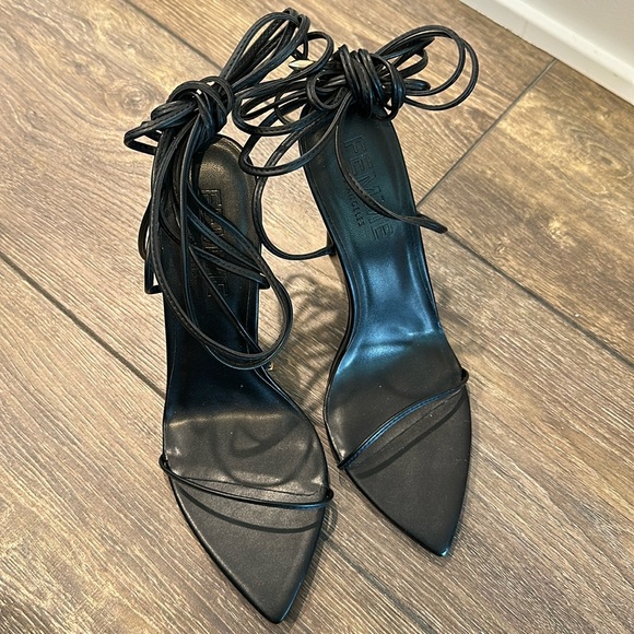 La Femme NWOT Luce Minimale - Black Size 38 US 8 - Picture 5 of 8